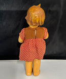 Vintage Goebel M.I. Hummel Composition Girl Display Doll 10.5" Germany Mold