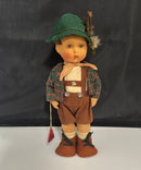 Original M.I. Hummel “Seppl” 10.5" Composition Display Doll Germany w/ Tag Head Off