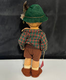 Original M.I. Hummel “Seppl” 10.5" Composition Display Doll Germany w/ Tag Head Off