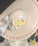 Lladro 6246 Paseo del Otoño Autumn Stroll Lady w/ Dog Figurine Box Petal Chip
