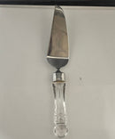 Waterford Crystal Lismore Cake Knife Stainless Steel Blade Boxed Rust on Ferrule