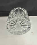 Waterford Crystal Brookside Vase Clear Cut Design Light Scratches on Base