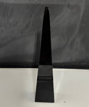 Baccarat Black Crystal Obelisk Pyramid Sculpture Paperweight France