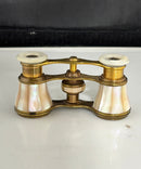 Antique Lemaire Paris Mother‑of‑Pearl Opera Glasses French Brass Theater Binoculars