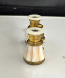 Antique Lemaire Paris Mother‑of‑Pearl Opera Glasses French Brass Theater Binoculars