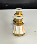 Antique Lemaire Paris Mother‑of‑Pearl Opera Glasses French Brass Theater Binoculars