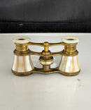 Antique Lemaire Paris Mother‑of‑Pearl Opera Glasses French Brass Theater Binoculars
