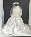 Ashton‑Drake Winter Romance Bride Porcelain Doll w/ Box Wedding Vintage