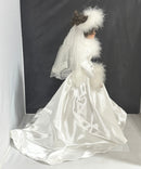 Ashton‑Drake Winter Romance Bride Porcelain Doll w/ Box Wedding Vintage