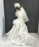 Ashton‑Drake Winter Romance Bride Porcelain Doll w/ Box Wedding Vintage