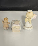 Precious Moments Baby‑Related Figurines Porcelain Collectible Lot of 6