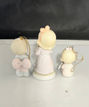 Precious Moments Baby‑Related Figurines Porcelain Collectible Lot of 6