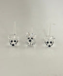 Swarovski Crystal Mini Mice Lot of 3 Retired Figurines Small Chips