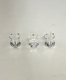 Swarovski Crystal Mini Mice Lot of 3 Retired Figurines Small Chips