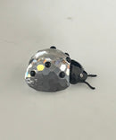 Swarovski Crystal Ladybug Retired Figurine Black Enamel Small Chips