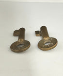 Vintage BEL Brass Railroad Switch Keys Lot of 2 Adlake 21905 & 39307