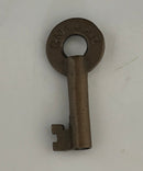 Vintage C&O Railroad Brass Switch Key No.9452 Chesapeake & Ohio Railroadiana