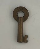 Vintage C&O Railroad Brass Switch Key No.9452 Chesapeake & Ohio Railroadiana