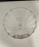 St. Louis France Crystal Scalloped Serving Bowl Clear Lead Crystal 8" Vintage