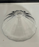 St. Louis France Crystal Scalloped Serving Bowl Clear Lead Crystal 8" Vintage