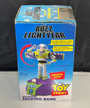 Disney Pixar Toy Story Buzz Lightyear Electronic Talking Bank Thinkway Toys Untested