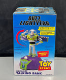 Disney Pixar Toy Story Buzz Lightyear Electronic Talking Bank Thinkway Toys Untested