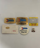 Amtrak Railroad Memorabilia Lot Conductor Badge Pins CN California Zephyr