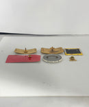 Amtrak Railroad Memorabilia Lot Conductor Badge Pins CN California Zephyr