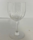 Set of 5 Baccarat Montaigne Optic Crystal Wine Glasses 4oz Model 427