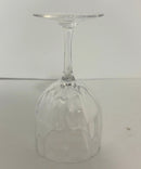 Set of 5 Baccarat Montaigne Optic Crystal Wine Glasses 4oz Model 427