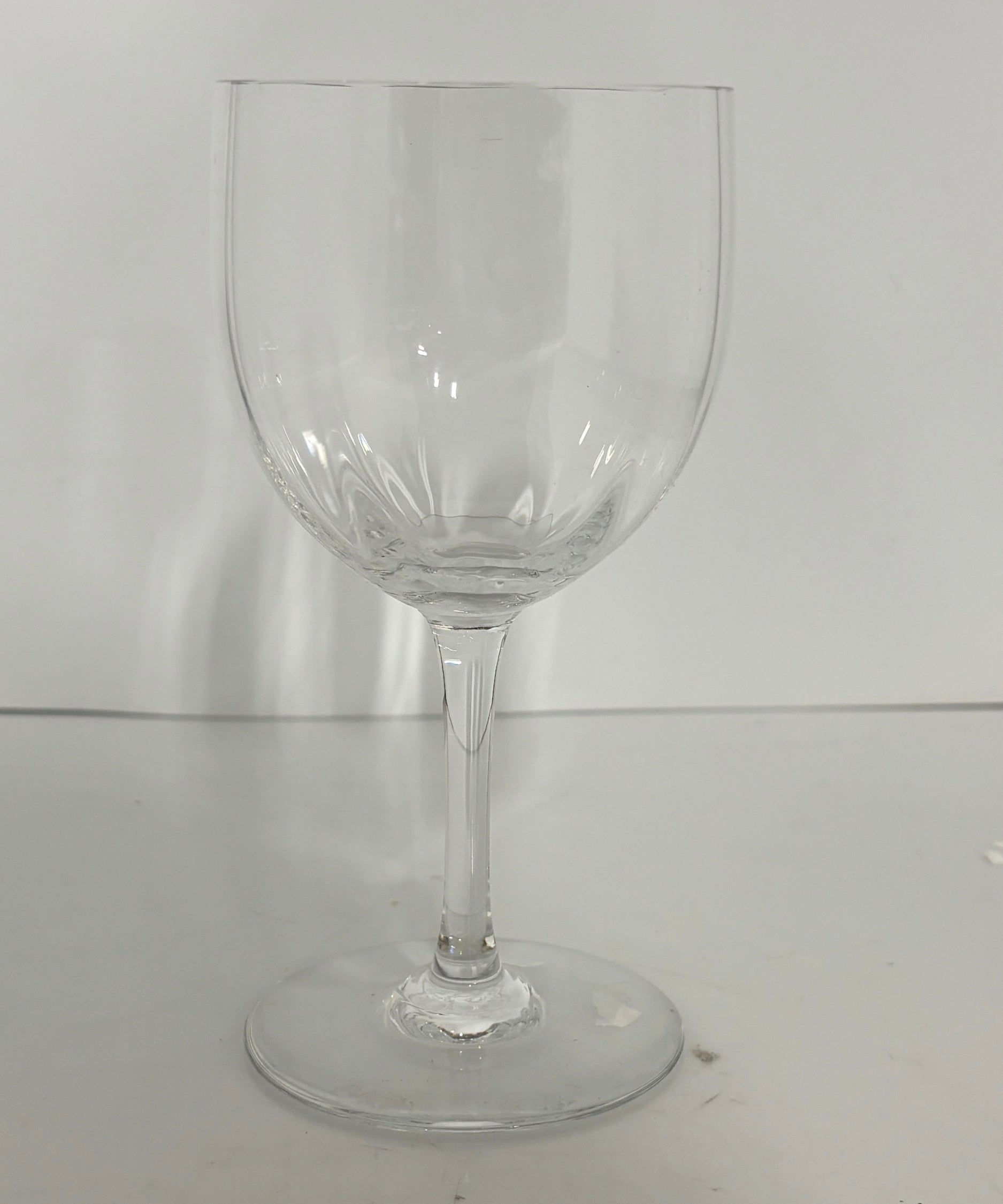 Baccarat Montaigne Optic Claret Wine Glasses #4207 France