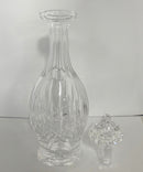 Waterford Crystal Cut Glass Decanter & Stopper Ireland Small Chips