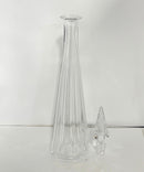 Baccarat Pyramid Crystal Decanter w/ Original Pyramid Stopper France