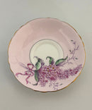 Paragon Lilac Pink Floral Bone China Teacup & Saucer England Queen Mark