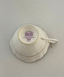 Paragon Lilac Pink Floral Bone China Teacup & Saucer England Queen Mark