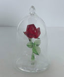 Swarovski Disney Beauty & the Beast Enchanted Rose Crystal Figurine Repaired Leaf