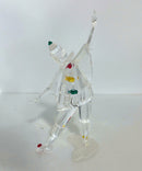 Swarovski SCS 1999 Pierrot Masquerade Crystal Figurine 230586 Repaired Leg