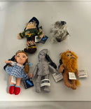 Warner Bros Wizard of Oz Keychains Dorothy, Toto, Tin Man, Scarecrow & Lion