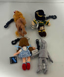 Warner Bros Wizard of Oz Keychains Dorothy, Toto, Tin Man, Scarecrow & Lion