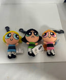 Vintage Powerpuff Girls Plush Keychain Set of 3 Warner Bros Studio Store