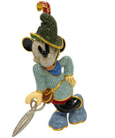 Disney Arribas Bros Mickey Mouse Brave Little Tailor Rhinestone Crystal Figurine
