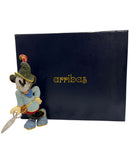 Disney Arribas Bros Mickey Mouse Brave Little Tailor Rhinestone Crystal Figurine