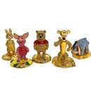 Disney Arribas Brothers Winnie the Pooh & Friends Swarovski Crystal Figurine Set