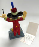 Disney Arribas Bros Mickey Mouse Band Leader Crystal Figurine LE 400/2000 Box