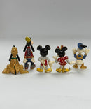 Disney Arribas Bros Fab Five Swarovski Crystal Figurines Limited Edition Box Set