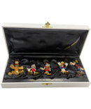 Disney Arribas Bros Fab Five Swarovski Crystal Figurines Limited Edition Box Set