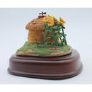 WDCC |Fifer Pig's Straw House | Damaged Flowers