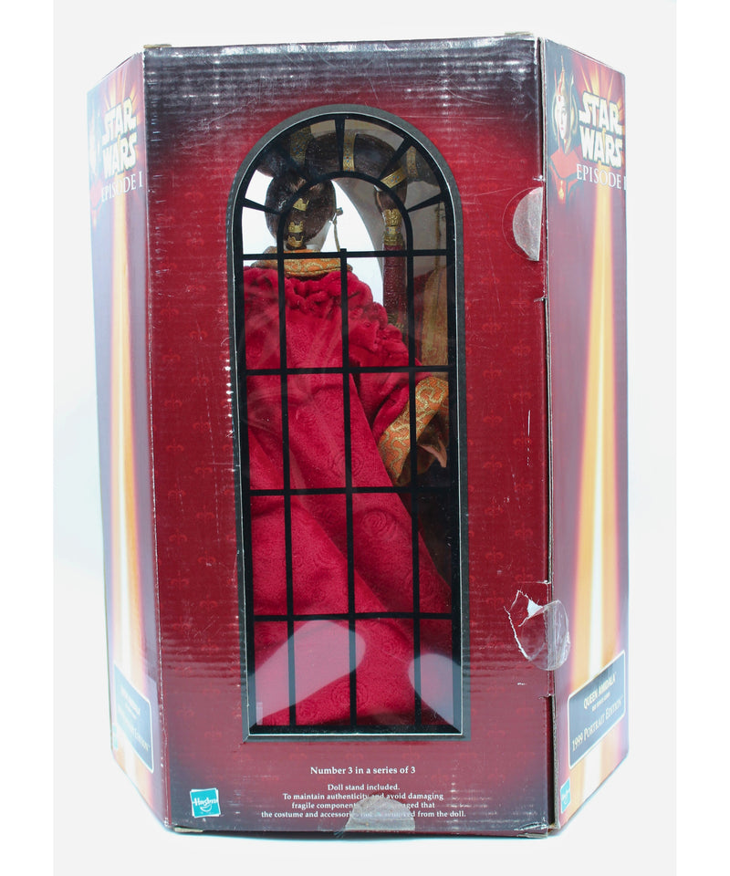 Hasbro | Star Wars Queen Amidala - Red Senate Gown | Non-Mint Box