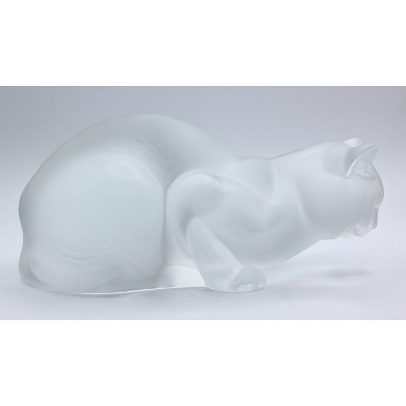 Lalique | Crouching Cat | Chipped Bottom