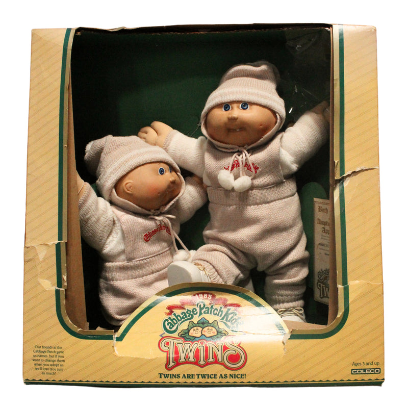 Coleco | 1985 Cabbage Patch Kids Twins - Pink | Damaged Box